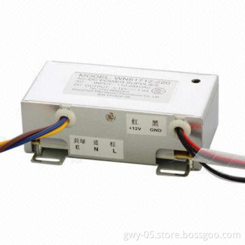 Switch Power Supply with output 12V,1.0A, 12W, Measures 100.9x 51 x 33mm